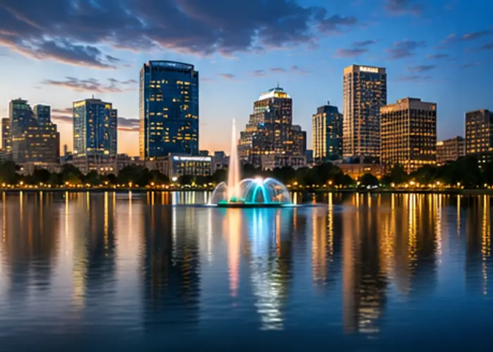 Central Florida Lake Eola Orlando